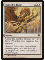 Magic: The Gathering Invincible Hymn (014) Moderately Played