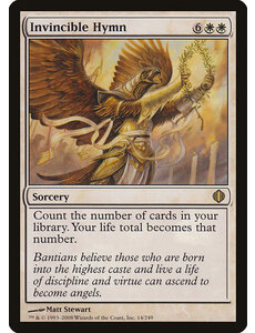 Magic: The Gathering Invincible Hymn (014) Moderately Played