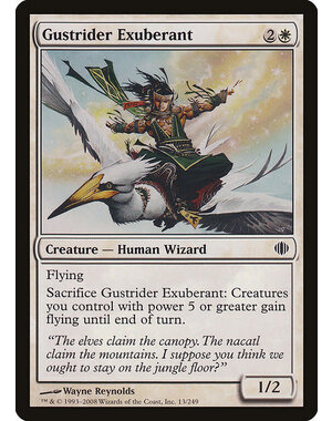 Magic: The Gathering Gustrider Exuberant (013) Lightly Played Foil