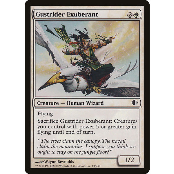 Magic: The Gathering Gustrider Exuberant (013) Lightly Played Foil