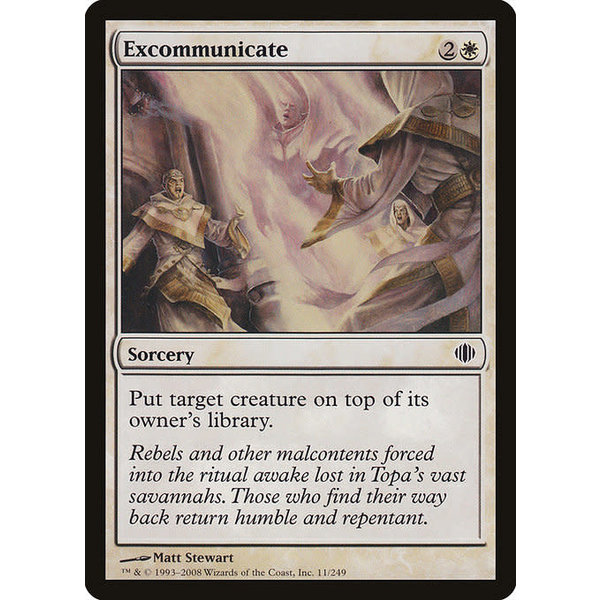 Magic: The Gathering Excommunicate (011) Lightly Played