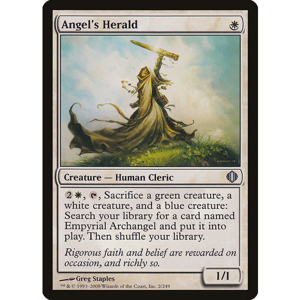 Magic: The Gathering Angel's Herald (002) Lightly Played
