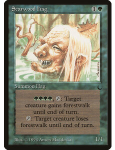 Magic: The Gathering Scarwood Hag (086) Moderately Played
