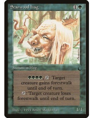 Magic: The Gathering Scarwood Hag (086) Moderately Played