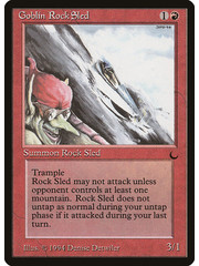 Magic: The Gathering Goblin Rock Sled (067) Moderately Played