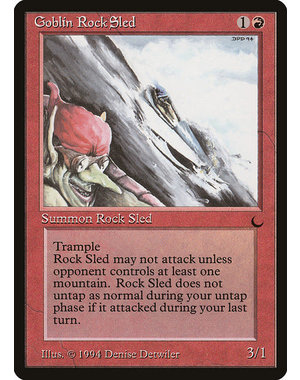 Magic: The Gathering Goblin Rock Sled (067) Moderately Played