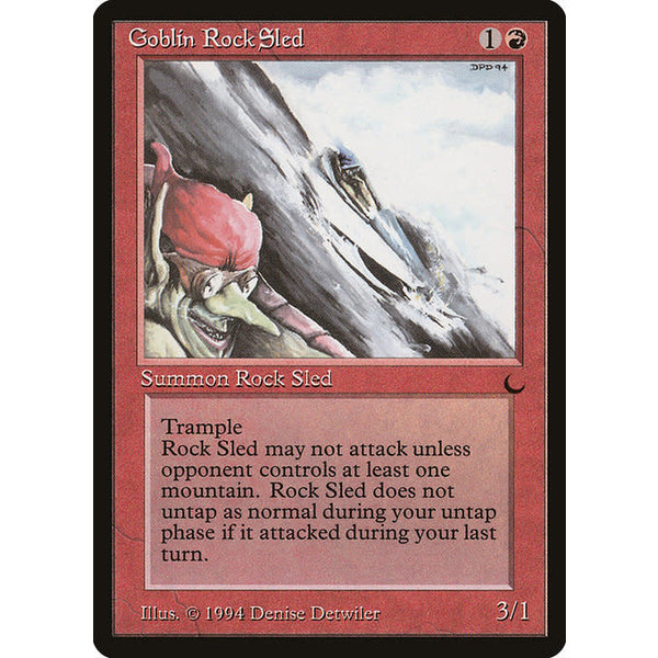 Magic: The Gathering Goblin Rock Sled (067) Moderately Played
