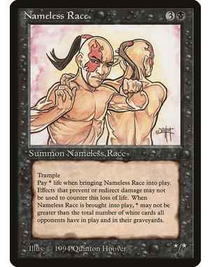 Magic: The Gathering Nameless Race (050) Moderately Played