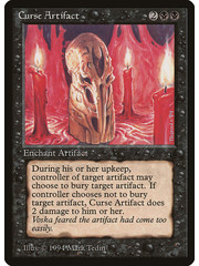 Magic: The Gathering Curse Artifact (043) Damaged