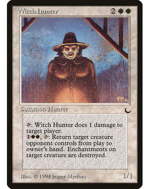 Magic: The Gathering Witch Hunter (019) Damaged