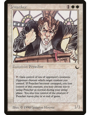 Magic: The Gathering Preacher (016) Moderately Played