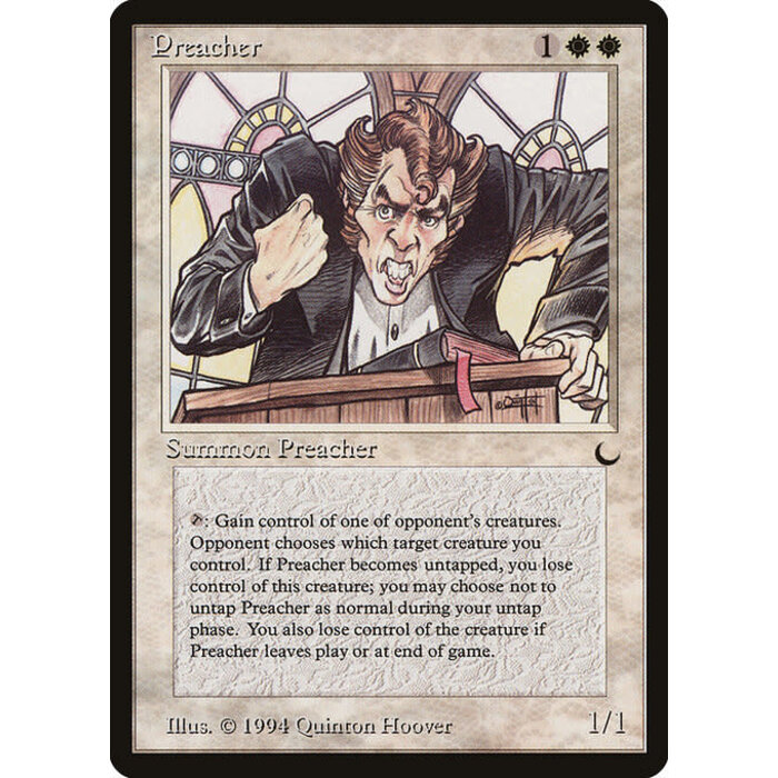 Magic: The Gathering Preacher (016) Moderately Played