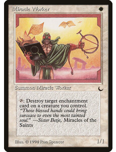 Magic: The Gathering Miracle Worker (013) Moderately Played