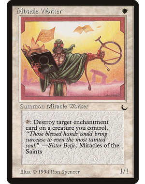 Magic: The Gathering Miracle Worker (013) Moderately Played