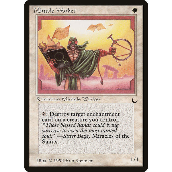Magic: The Gathering Miracle Worker (013) Moderately Played