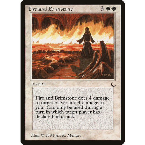 Magic: The Gathering Fire and Brimstone (009) Moderately Played