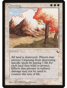 Magic: The Gathering Cleansing (004) Moderately Played