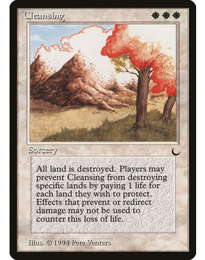 Magic: The Gathering Cleansing (004) Moderately Played