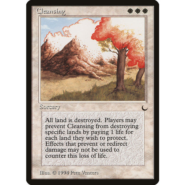 Magic: The Gathering Cleansing (004) Moderately Played