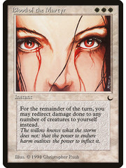 Magic: The Gathering Blood of the Martyr (002) Heavily Played