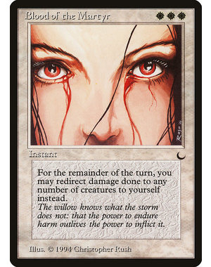 Magic: The Gathering Blood of the Martyr (002) Heavily Played