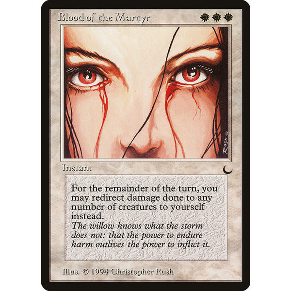Magic: The Gathering Blood of the Martyr (002) Heavily Played