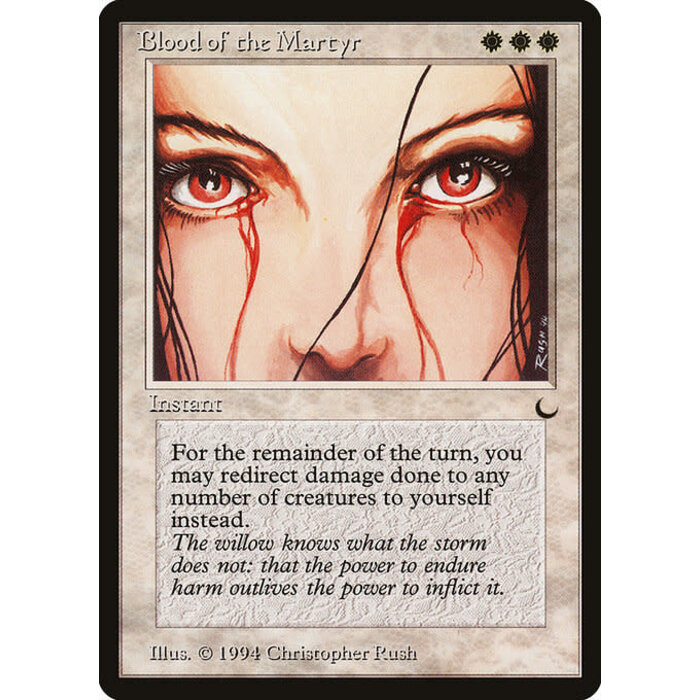 Magic: The Gathering Blood of the Martyr (002) Heavily Played