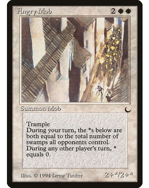 Magic: The Gathering Angry Mob (001) Heavily Played