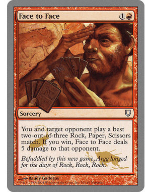 Magic: The Gathering Face to Face (076) Lightly Played Foil