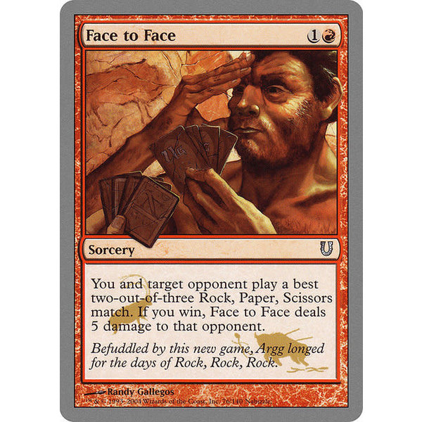 Magic: The Gathering Face to Face (076) Lightly Played Foil