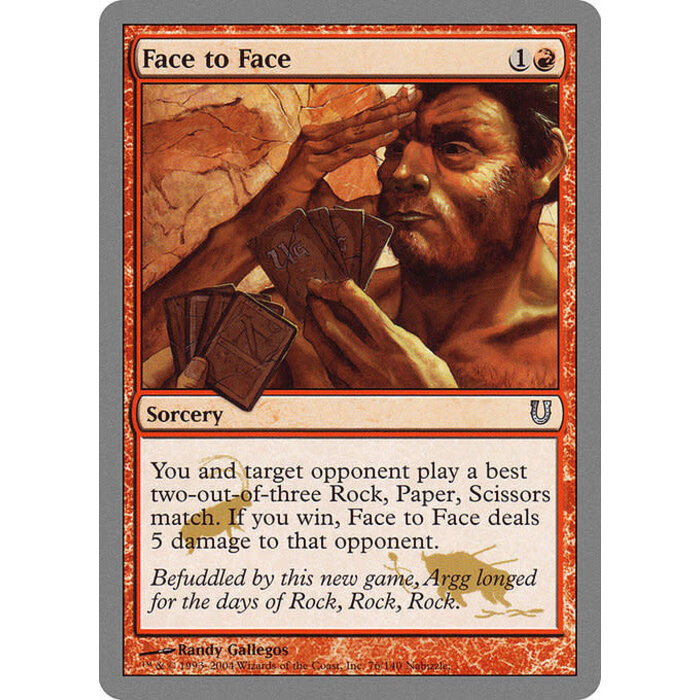Magic: The Gathering Face to Face (076) Lightly Played Foil