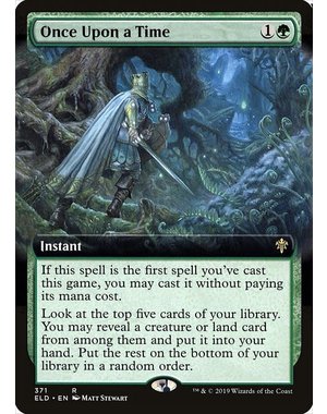 Magic: The Gathering Once Upon a Time (Extended Art) (371) Lightly Played