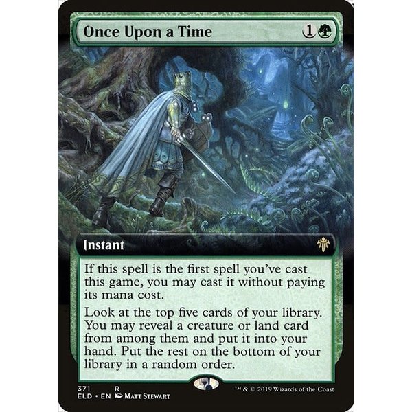 Magic: The Gathering Once Upon a Time (Extended Art) (371) Lightly Played