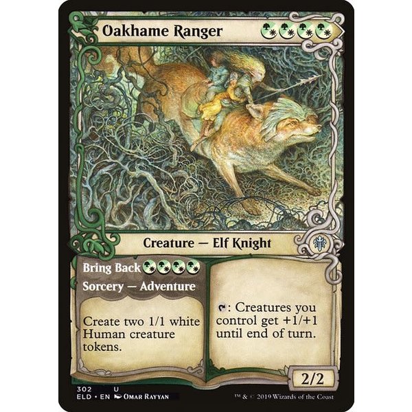 Magic: The Gathering Oakhame Ranger (Showcase) (302) Lightly Played