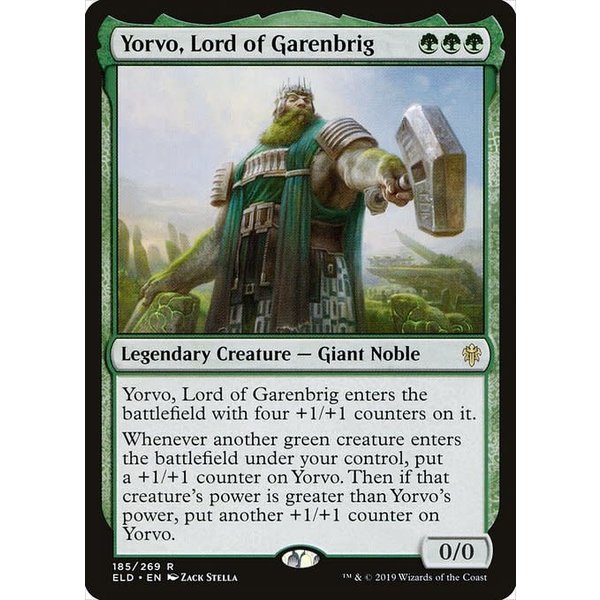 Magic: The Gathering Yorvo, Lord of Garenbrig (185) Lightly Played