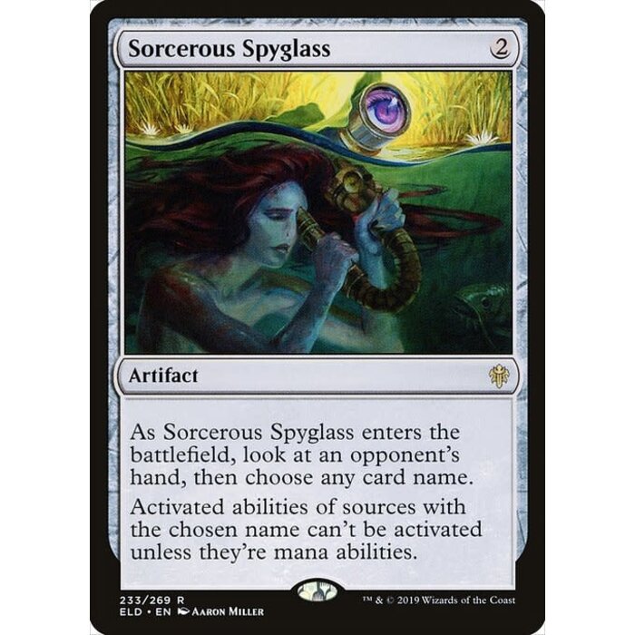 Magic: The Gathering Sorcerous Spyglass (233) Lightly Played