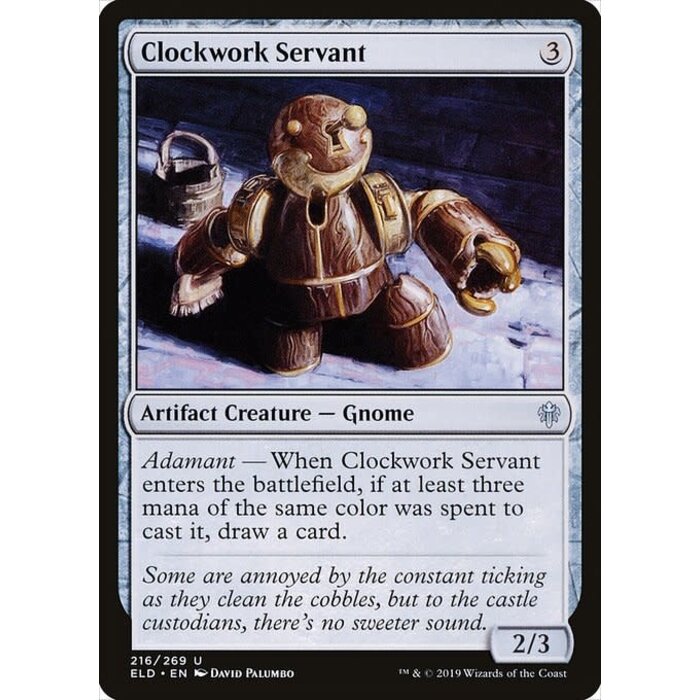 Magic: The Gathering Clockwork Servant (216) Lightly Played Foil