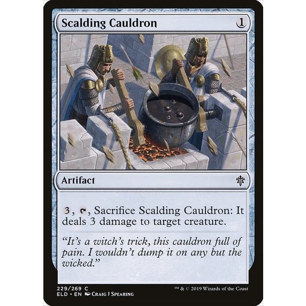 Magic: The Gathering Scalding Cauldron (229) Lightly Played Foil