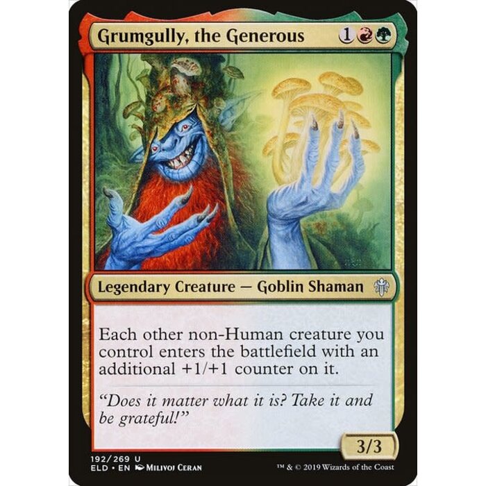 Magic: The Gathering Grumgully, the Generous (192) Lightly Played