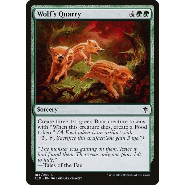 Magic: The Gathering Wolf's Quarry (184) Near Mint Foil