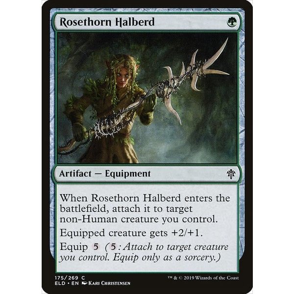Magic: The Gathering Rosethorn Halberd (175) Lightly Played