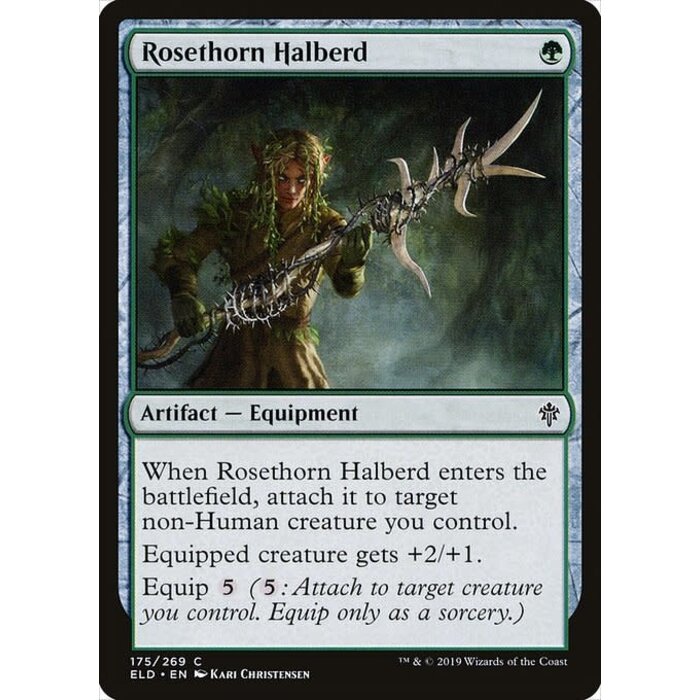 Magic: The Gathering Rosethorn Halberd (175) Lightly Played