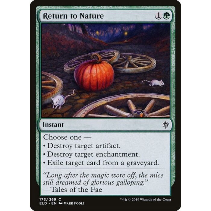 Magic: The Gathering Return to Nature (173) Lightly Played