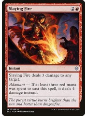Magic: The Gathering Slaying Fire (143) Lightly Played Foil