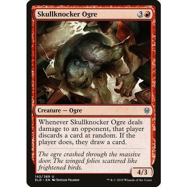Magic: The Gathering Skullknocker Ogre (142) Lightly Played Foil