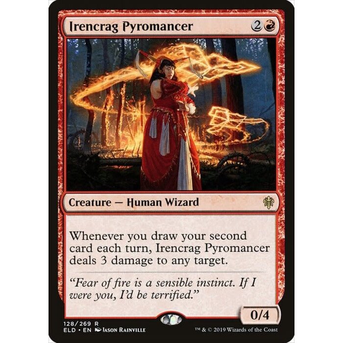 Magic: The Gathering Irencrag Pyromancer (128) Lightly Played