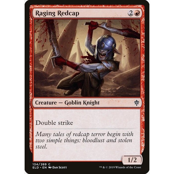 Magic: The Gathering Raging Redcap (134) Lightly Played Foil
