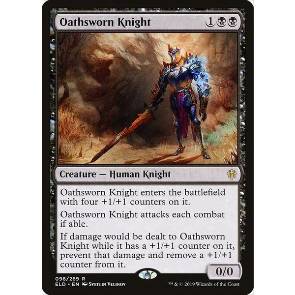 Magic: The Gathering Oathsworn Knight (098) Lightly Played Foil