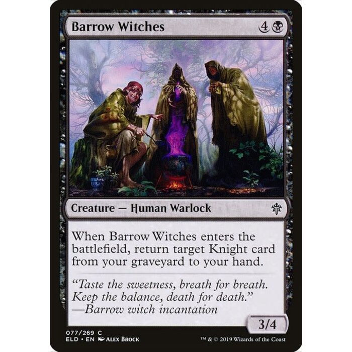 Magic: The Gathering Barrow Witches (077) Near Mint Foil