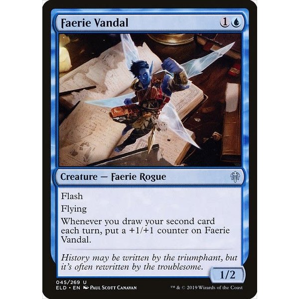 Magic: The Gathering Faerie Vandal (045) Near Mint